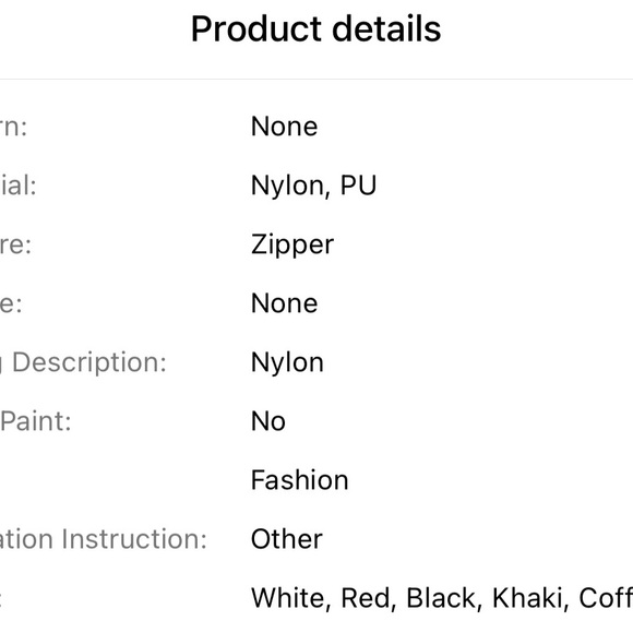 Women's Unbranded Brown and White Large Capacity /Nylon Tote Bag- NIP - Picture 9 of 15